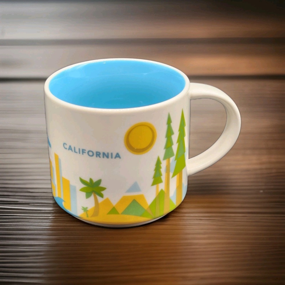 Starbucks We Are Here Collection 14 Oz Coffee Mug California 2016